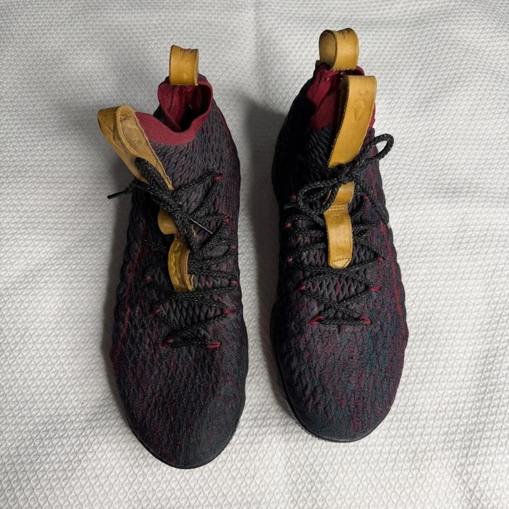 Nike LeBron 15 New Heights Dark Atomic Teal Team Red 897648-300 Mens 11.5